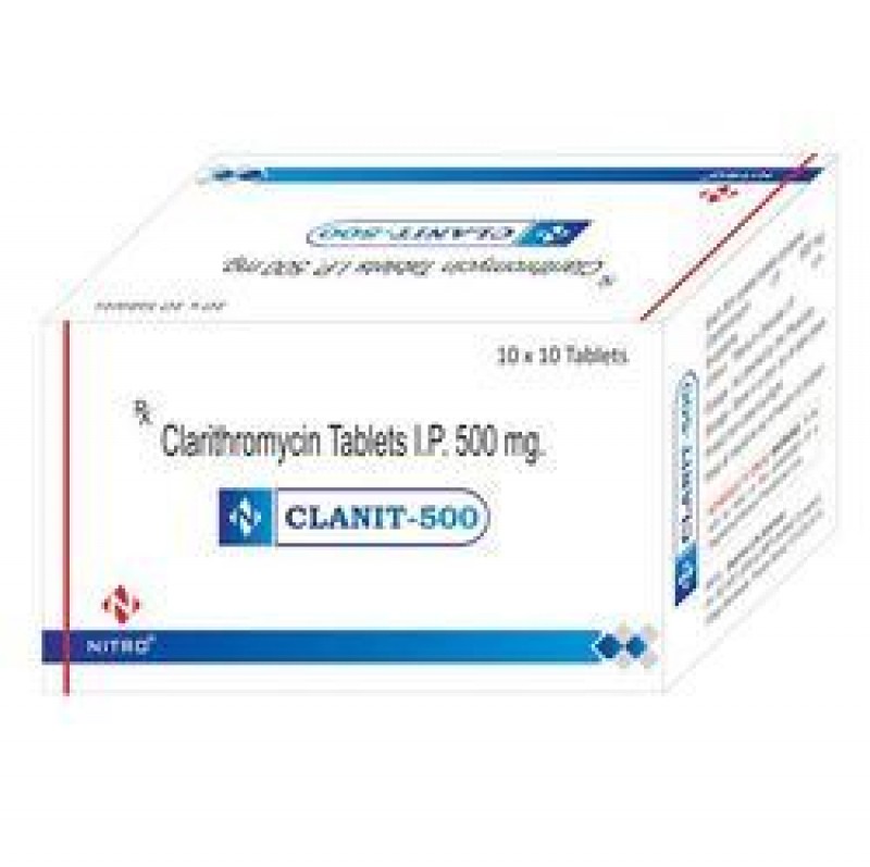 CLARITHROMYCIN TAB 500MG(EXETER)