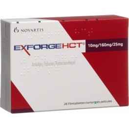 EXFORGE HCT 10/160 12.5MG 28' (SINGLE)