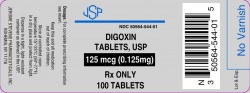 DIGOXIN TAB 125MG (SINGLE)